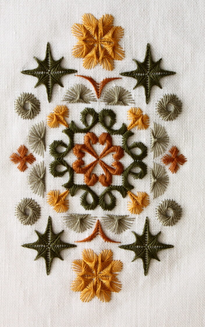 Jean Hilton stitches