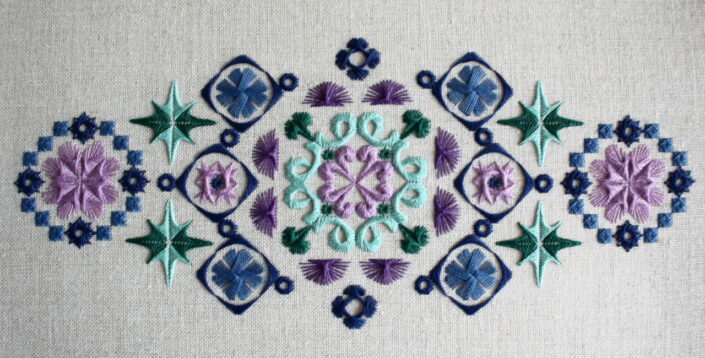 Jean Hilton stitches