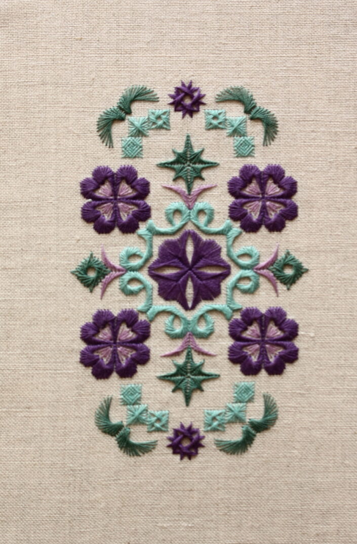 Jean Hilton stitches